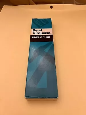 £24.83 • Buy Vintage Berol Turquoise Drawing Pencil Pencils Lot 12 3B 375 New Lot