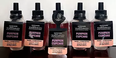 Bath & Body Works LOT OF 5 PUMPKIN CUPCAKE Wallflower Fragrance Refill Bulbs • $49.99