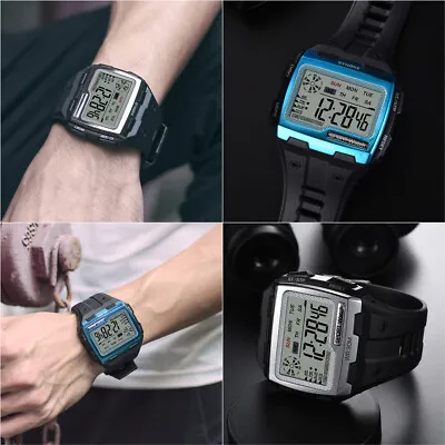 Men's Sports Watch Large Face Digital Waterproof Multifunction Wristwatch Gifts • $9.68
