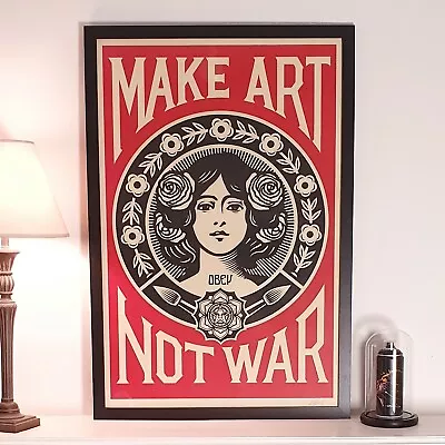 Shepard Fairey (OBEY) - Make Art Not War - Open Edition - SIGNED - 2023 • $95.21