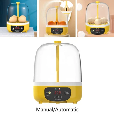 6 Egg Incubator Chicken Bird Temperature Control Incubator • £20.81