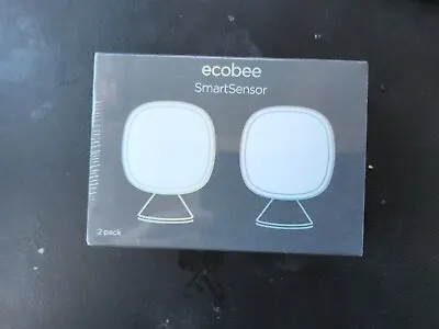 Ecobee SmartSensor Room Temperature Sensors - White Pack Of 2 (EB-RSHM2PK-01) • $74