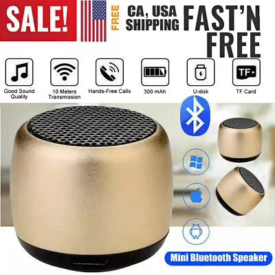 Rechargeable Wireless Bluetooth Speaker Portable Mini Stereo Bass Loud Speaker • $11.99