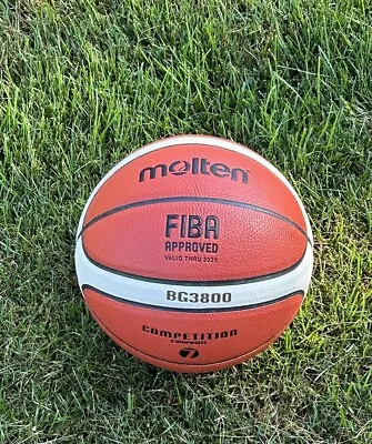 Molten B7G3800 Basketball Composite Leather FIBA  Size 7- 29.5 U.S SELLER✅ • $45