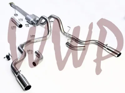 Stainless Steel Dual CatBack Exhaust System Kit 15-20 Ford F150 2.7L/3.5L/5.0L • $379.95