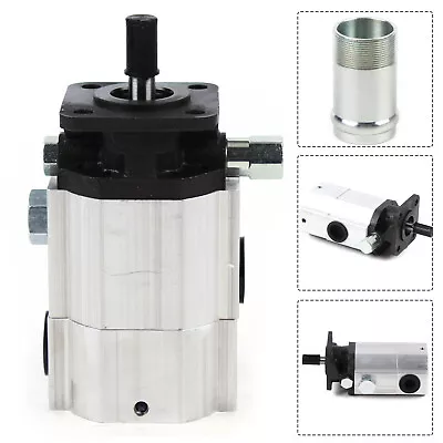 $104 • Buy Hydraulic Log Splitter Pump Hydraulic Motor 2 Stage Hi Lo Gear Pump Logsplitter 