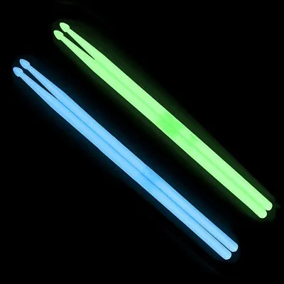 Luminous 5A Drum Sticks Glow In The Dark Stage Music Band Performance Drumstick • $15.18