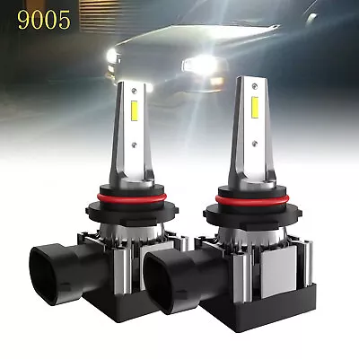 2 X  9005 LED Headlight Kit High Beam Light Bulbs White 6000K • $7.99