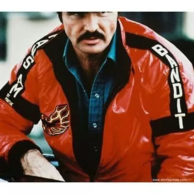 Burt Reynolds Smokey And The Bandit Out Leather Jacket All Sizes Fast Shipping • $69.99