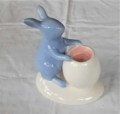 $12.29 • Buy Yankee Candle Votive Holder Blue Bunny W/ Egg Easter New Discontinued 2017