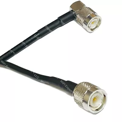 USA-CA RG58 TNC Male Angle To TNC MALE Coaxial RF Pigtail Cable • $14.74