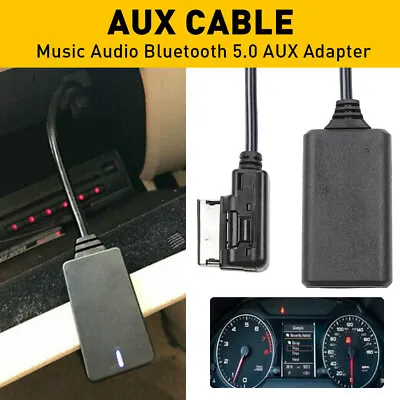 Bluetooth Music Interface AUX Audio Cable Adapter Fit VW Audi AMI MDI MMI • $14.99