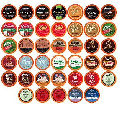 Two Rivers Coffee&Hot Cocoa Pods Compatible With Keurig K-Cup Holiday Flavors • $22.90