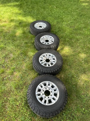 $1000 • Buy Bf Goodrich Ko2 285 70 17 E Rated On 8x180 Wheels