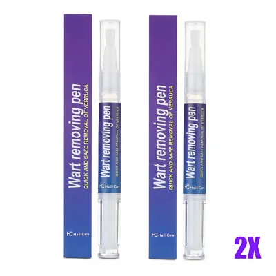 1/2PCS Wart Remover Pen Skin Wart Tag Corn Antibacterial Treatment Fluid Genital • £7.95
