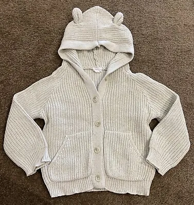 Jamie Kay Jungle Fleck Bear Knit Sz 3 • $30