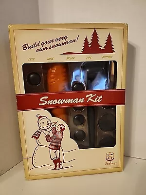 Vintage Wembley 12-Piece Build Your Very Own Snowman Kit Old Stock New • $14.99