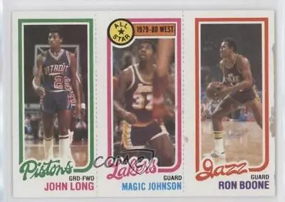 1980-81 Topps John Long Magic Johnson Ron Boone #237-18-88 Rookie RC HOF • $23.54