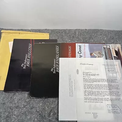 Vtg Orig 1965 Ford Brochures W/ Letter Envelope-Falcon Fairlane Mustang Comet • $105