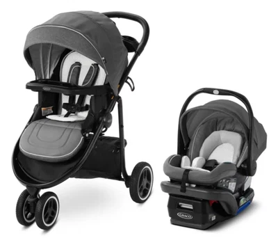£70 • Buy Graco Modes 3 Lite Platinum Travel System (3 In 1 Pram) RRP £350!