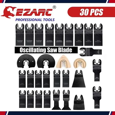 EZARC 30PCS Oscillating Multitool Saw Blade Set For Bosch Dewalt Sawing Scraping • $49.99