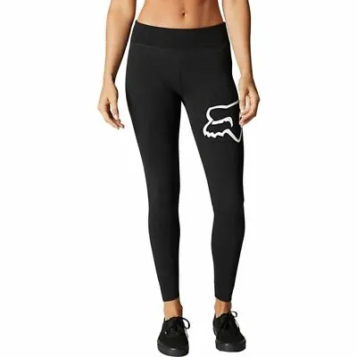 Fox Racing - Boundary Adult Womens Graphic Casual Cotton Leggings - Black • $22.76