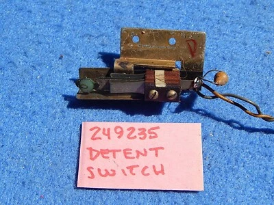 $16 • Buy Seeburg K200 201 222 DS160 SS160 Thru STD4 Detent Switch # 249235