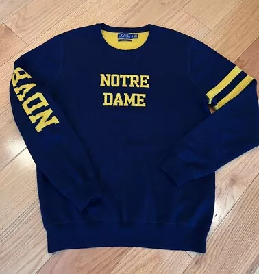 Polo Ralph Lauren Merino Wool Sweater Notre Dame Fighting Irish Men’s Size Large • $39.99