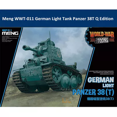 Meng WWT-011 German Light Tank Panzer 38T Q Edition Plastic Assembly Model Kits • $21.99