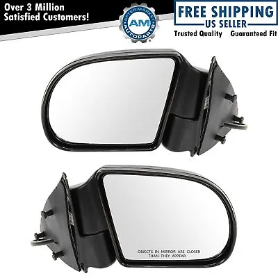 Folding Power Mirrors Set Pair For Chevy Pickup Truck S-15 Sonoma S10 Blazer • $73.61