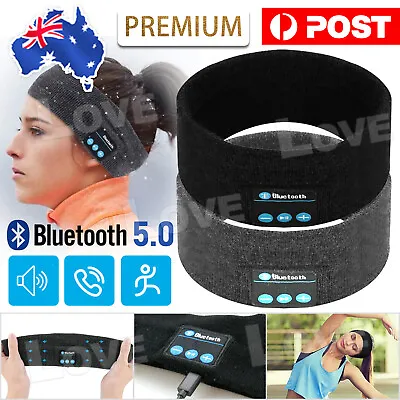 $9.95 • Buy Sleep Headset Bluetooth Wireless Stereo Earphone Headphone Sports Headband W/Mic