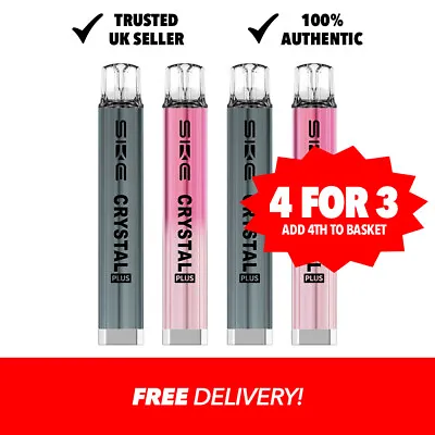 SKE Crystal Plus Refillable Pod Kit & Refillable Pods | Vape Pen | E Cigarette • £6.50