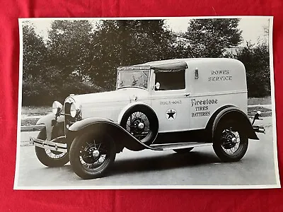 Big Vintage Car Picture. 1931 Fird Model A Panel With Open Driver Area • $10