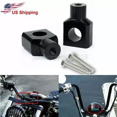 $38.23 • Buy 1'' Handlebar Risers Clamps For Yamaha V-Star 650 950 1100 1300 Classic Stryker
