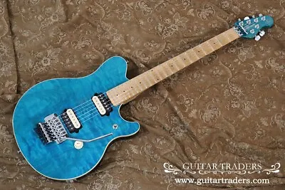 MUSIC MAN Edward Van Halen Signature Trans Blue Made In USA 1995 Electric Guitar • $5910