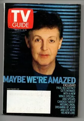 TV Guide Magazine May 5 2001 Paul McCartney Anne Robinson Beyonce Johnny Cash • $9.97