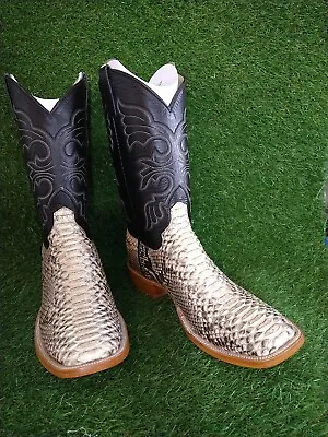 Mens New 100% Original Python Snake Western Cowboy Boots All Sizes Available • $180