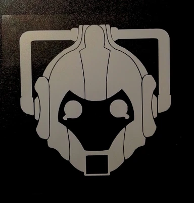 £4.35 • Buy Cyberman Delete Doctor Who Inspired Vinyl Decal Sticker, 4x4, David Tennant! 