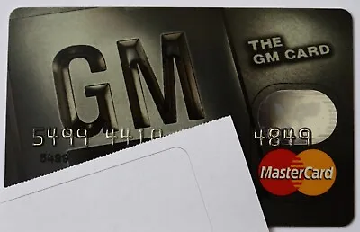 Expired General Motors GM Credit Card Master Card Household Bank • $14.99