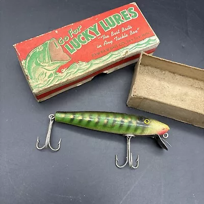 Vintage Wooden Lures Paw Paw Bait Co. MUSKY FISHING PLUGS / LURES • $26