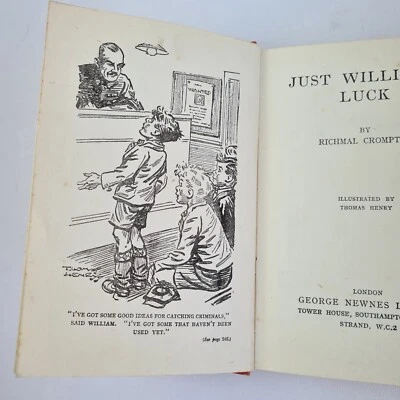 £2.25 • Buy Just William's Luck Hard Back Book By Richmal Crompton 1950 - 2nd Impression