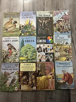 Vintage Lot Of 12 Ladybird Books 1960’s/70’s • £37.50