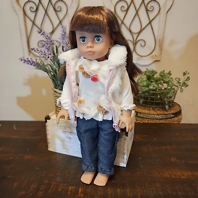 New Molly P. Brow Hair Jacket Jeans Blaire 18  Doll 18901 • $49.99