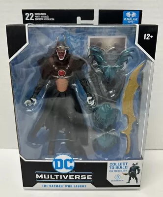 DC Multiverse McFarlane Batman Who Laughs Dark Nights Wings Merciless BAF NIB • $74.90