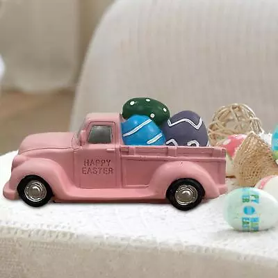 Easter Truck With Dinosaur Eggs Easter Ornament For Kitchen Desk Farmhouse • $52.01