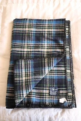 VINTAGE POLO RALPH LAUREN 100% WOOL BLANKET 66 By 90 Inches • $75