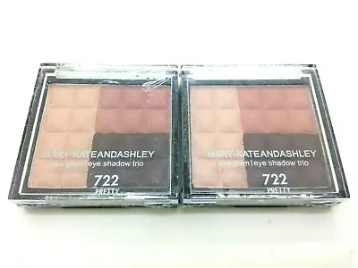 LOT OF 2 Mary-Kate And Ashley Eye Glam Eye Shadow Trio 722 Pretty - Pink Shades • $3.99