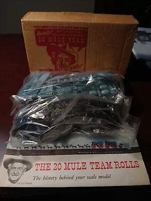 Vintage! New! The 20 Mule Team Rolls Scale Model Kit In Original Box NOS • $39.95