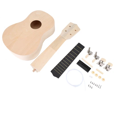 $29 • Buy Make Your Own 21'' Hawaii Ukulele Kit Children DIY Toys Assembling Set