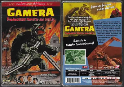 GAMERA  Frankensteins Monster Aus Dem Eis  Lim. 2000 Steelbook (DVD)  NEU  OVP • £9.17
